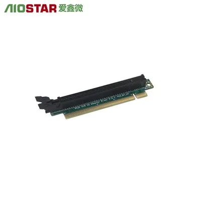 AOS-1UX16-X1602 Bảng chuyển đổi chức năng PCIE 1U X16 sang X16 (Chuyển tiếp 90 độ) PCIE 1U X16 ToPCIE X16  96,1mm(L)×70,46mm(W)×16mm(H) Sản phẩm tuân thủ các quy định CE, FCC và ROHS Hệ thống hỗ trợ Windows 7/Windows 10/Windows 11/Kelvin HỆ ĐIỀU HÀNH/UOS, v.v.